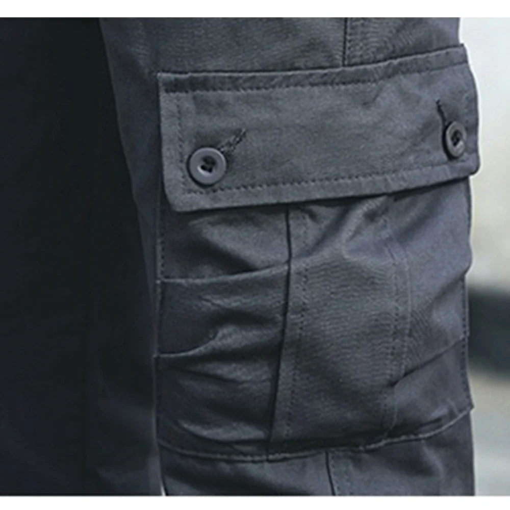 

Men Lightweight Thin Pants Casual Cotton Cargo Pants Long Trousers Outdoor Military Trousers Fashion Clothing Khaki Pants