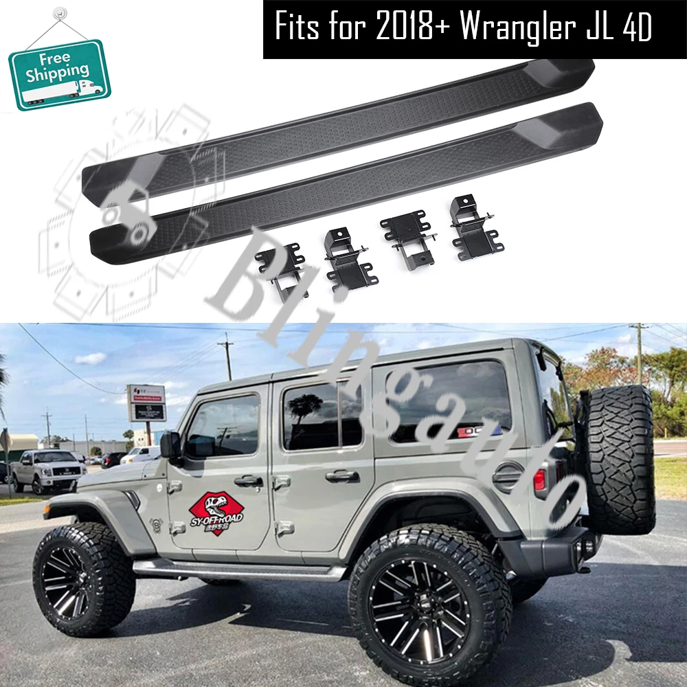 

2 шт., левая и правая Подножка для Jeep Wrangler JL 4 DOOR 4D 2018-2024