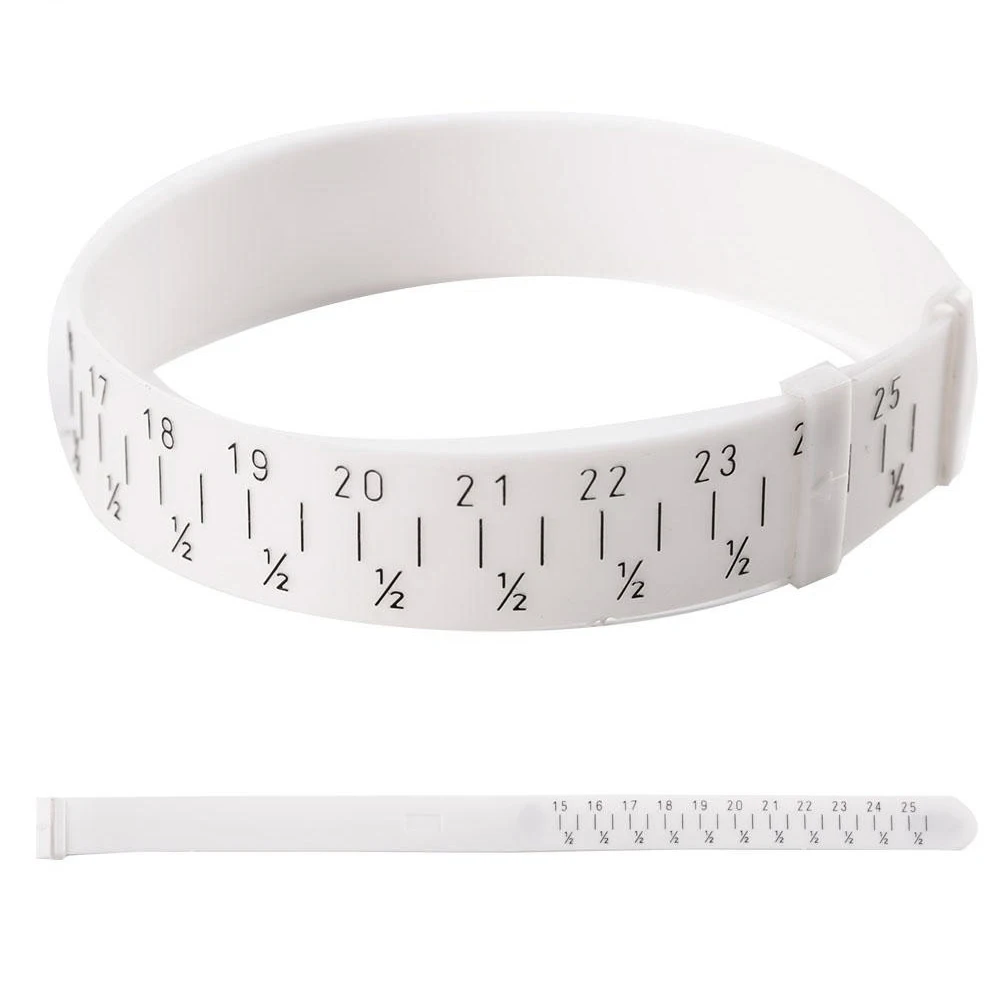 

Plastic Bracelet Bangle Gauge Sizer For Jewelers Accessories Jewelry Measure Wrist Size Tool 15-25cm Jewellery Making Tools