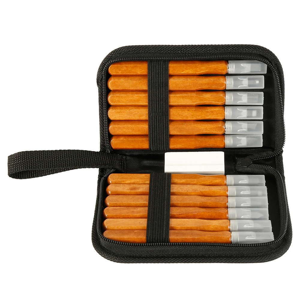 12pcs Wood Carving Chisel Knife Tools Set DIY Woodcut Sculpture Woodworking Pottery Ceramic Clay Hand Tool |