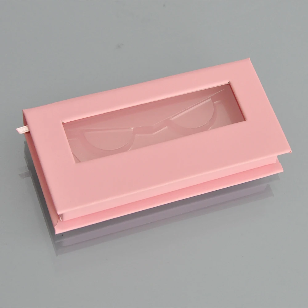 

10pcs/pack Wholesale Eyelash Packaging Box Lash Boxes Package Custom Magnetic White Faux Cils Holder Makeup Storage Case Vendors