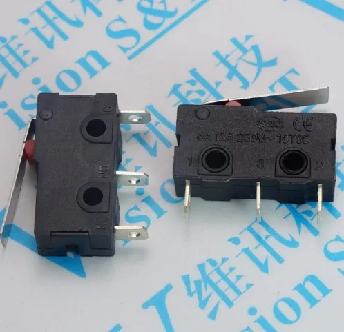 

10pcs/lot KW11 Limit Switch, 3 Pin N/O N/C High quality All New 5A 250VAC KW11-3Z Micro Switch Factory