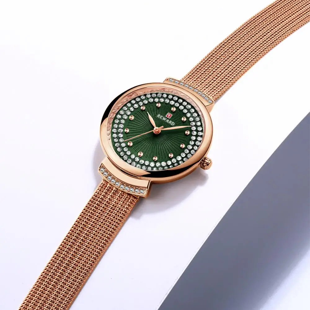 Часы RDWARD женские кварцевые с браслетом из нержавеющей стали | Наручные часы