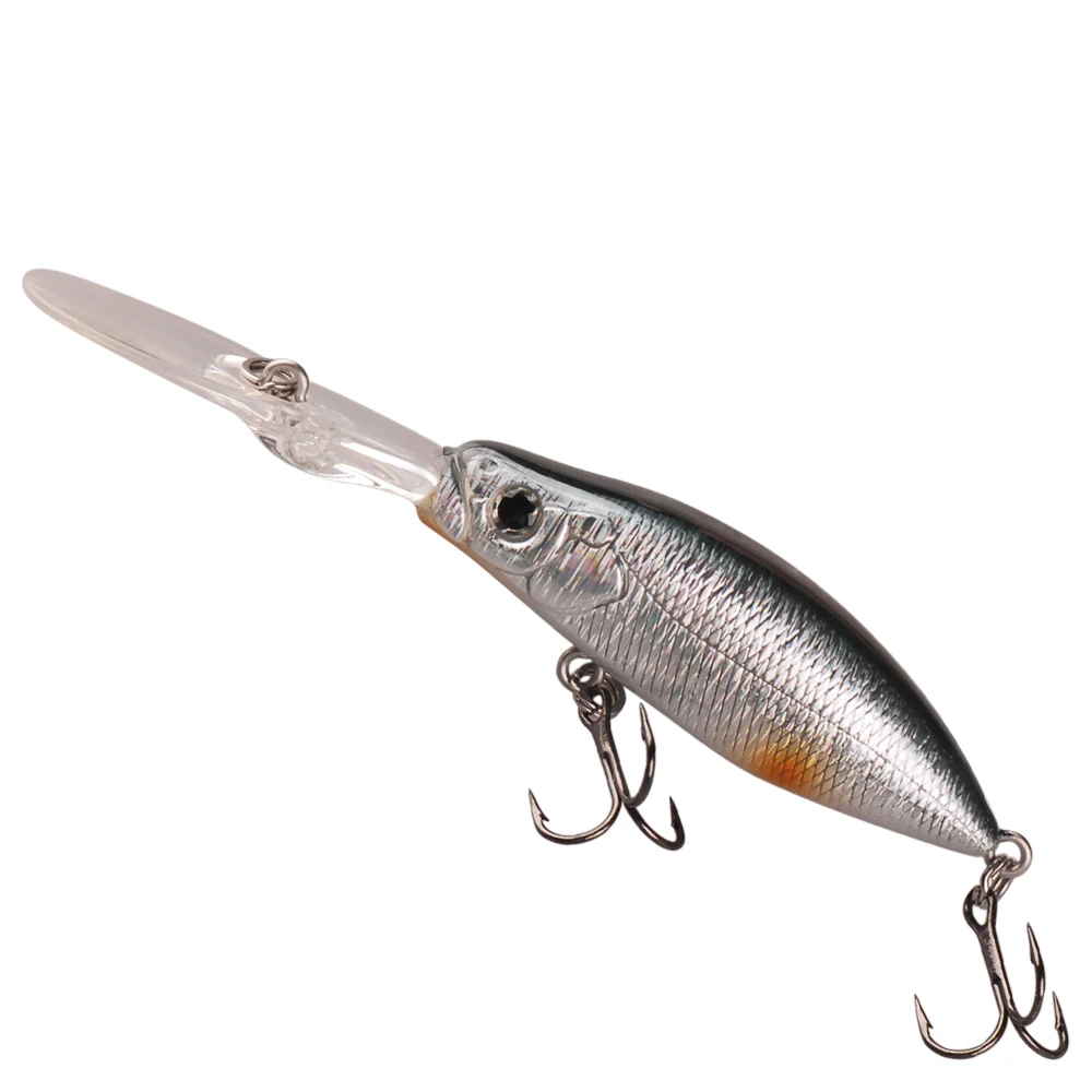 Умный плавающий воблер приманки 60mm8g Crankbait Дайвинг 3 0 м рыболовная приманка Leurre