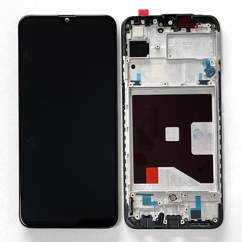 6 4 original supor amoled for realme xt lcd display screen touch panel digitizer for realme x t rmx1921 lcd frame assembly free global shipping