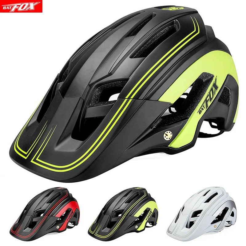 Велосипедный шлем BATFOX унисекс цельноформованный для горных и шоссейных
