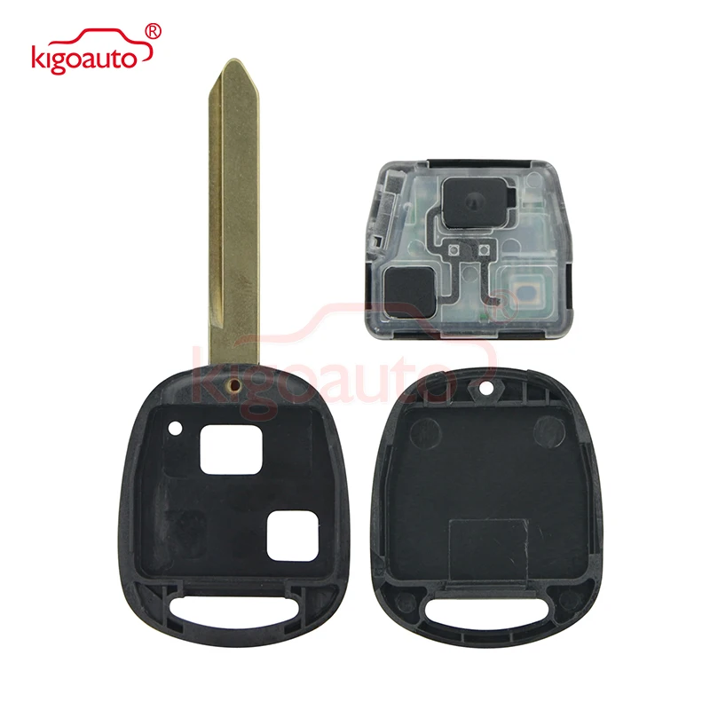Denso (не Valeo) Kigoauto дистанционный ключ 2 кнопки 434 МГц с чипом 4D70 для Toyota yaris 2004 2009|Ключ
