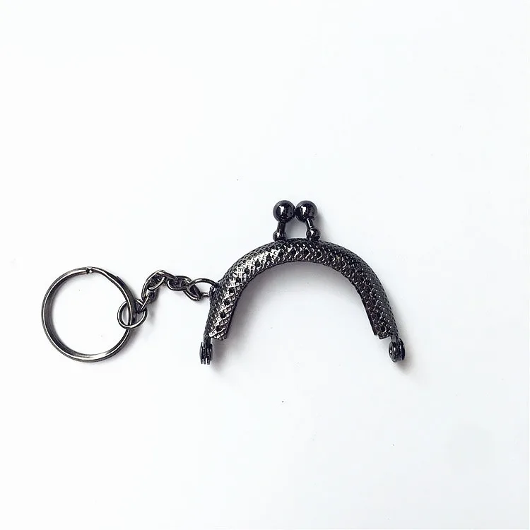 5cm Small Metal Coin Purse Bag Change Frame with Keychain Kiss Clasp Lock DIY Craft Wallet Accessaries | Багаж и сумки