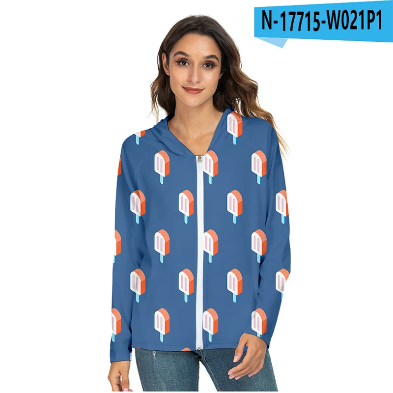 

European and American new leaf pattern 3D digital printing men's and women's jacket summer dress