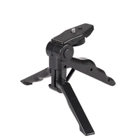 mini tripod 90 rotation desktop handle stabilizer for mobile phone camera gopro 360onexwith cell phone holder clip