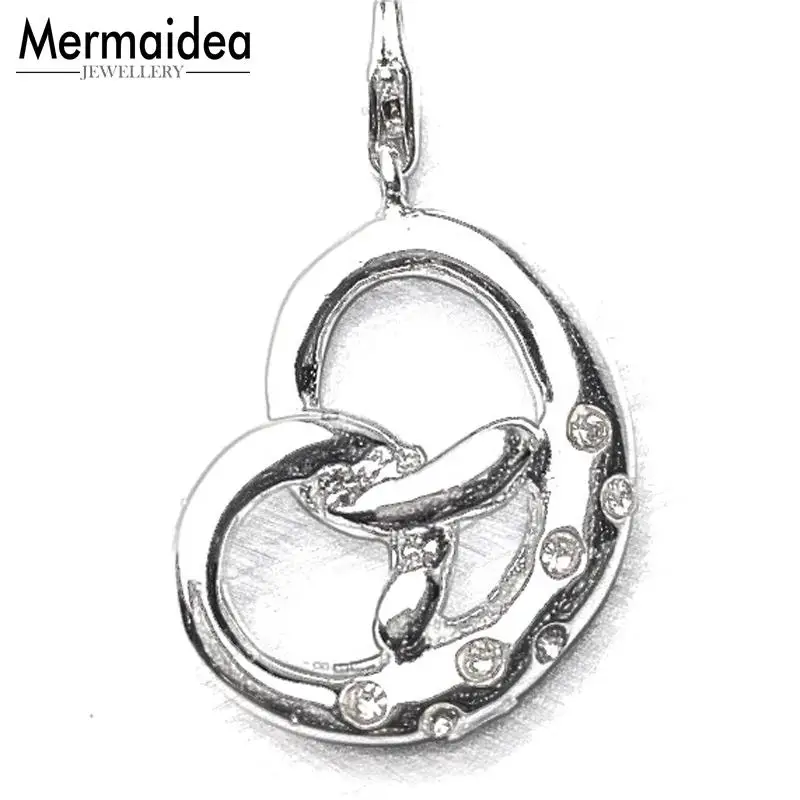 Женская подвеска с серебряным покрытием Ювелирное Украшение в стиле Pretzel