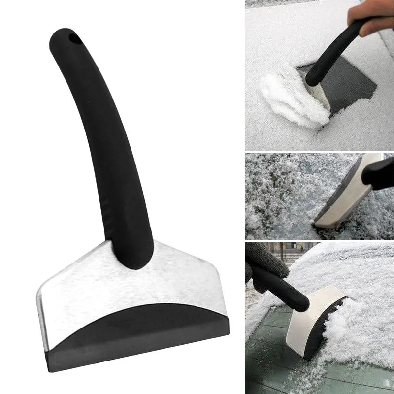 Портативная Лопата для льда автомобильный черный скребок снега Премиум-Качества