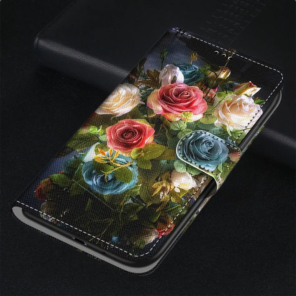 Симпатичный кожаный чехол для телефона Huawei P50 P30 Pro P20 Lite 2019 2018 P10 P9 2016 P8 2015 2017 P7