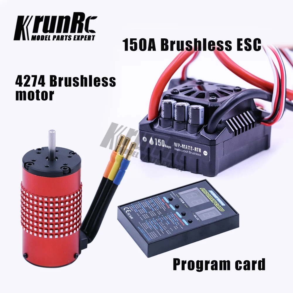 Водонепроницаемый бесщеточный штекер ESC T/TRX 4274 КВ светодиодный программируемый
