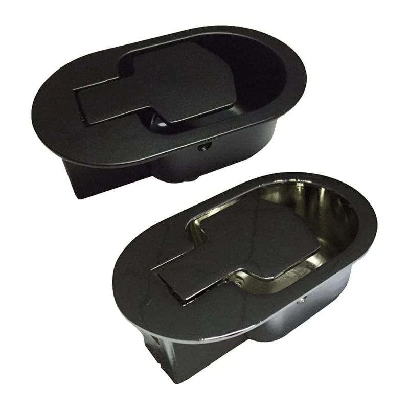 2X Universal Plastic Sofa Chair Recliner Release Pull Handle Replacement Black |