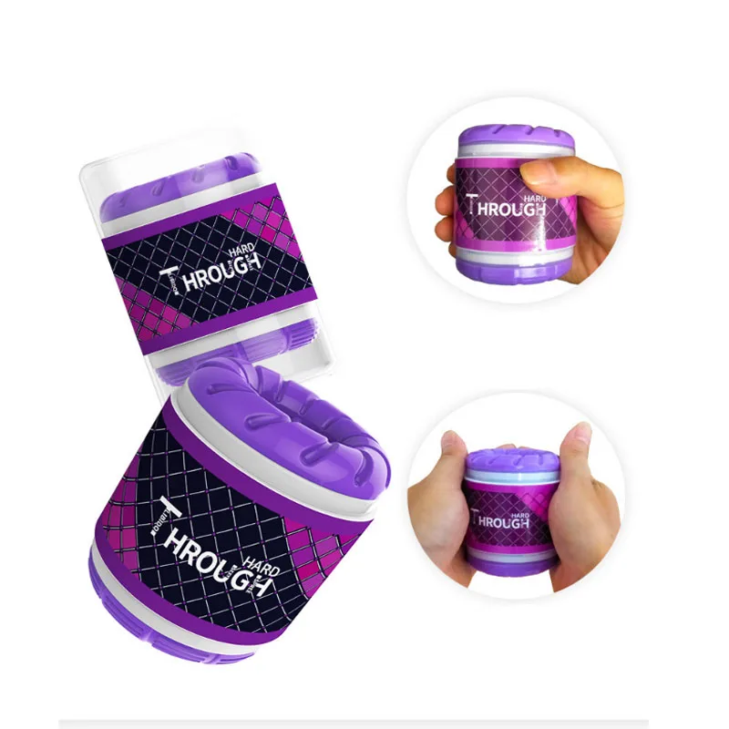 Мастурбатор для мужчин Soft Double с имитацией вагины и анального массажа, тренажер для задержки эякуляции, карманный вагинальный мастурбатор, экзотический секс-продукт.