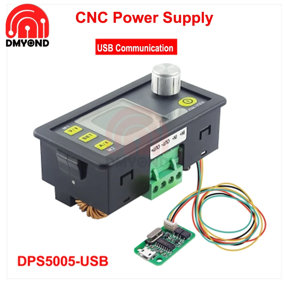 

DPS5005 NC Adjustable Programmable NC Color Screen DC Power Supply Buck Module with USB Communication Converter LCD Voltmeter