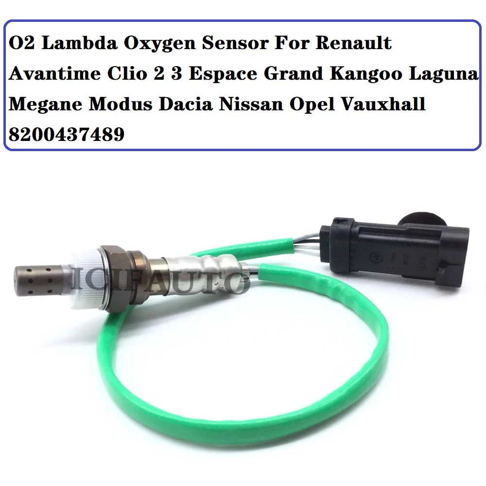 

8200437489 Oxygen O2 Sensor for Renault Avantime Clio 2 3 Espace Grand Kangoo Laguna Megane Modus Dacia Nissan Opel Vauxhall
