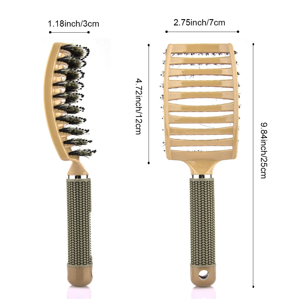 Щетка для волос массаж головы гребень Щетинная кисть нейлон Волшебная