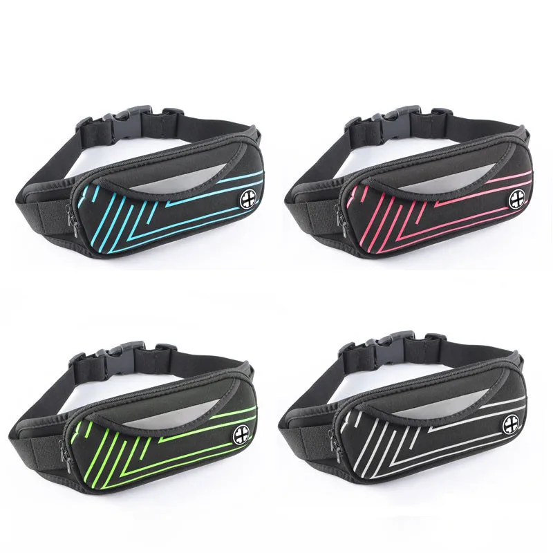 

Belt bag multi-pocket mobile phone and key for jogging sports waist high quality bicycle running