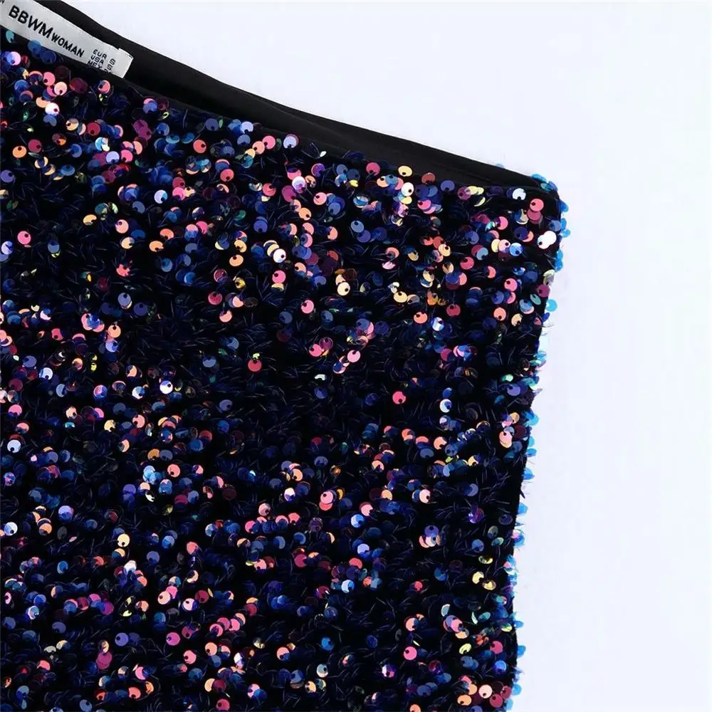 Осень 2019 новинка Женский асимметричный воротник с длинным рукавом косые плечи