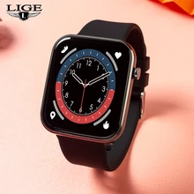 LIGE 2021 IP67 Waterproof Smart Watch Men Women Sport Clock Heart Rate Fitness tracker Sleep Monitor Smartwatch for IOS Android
