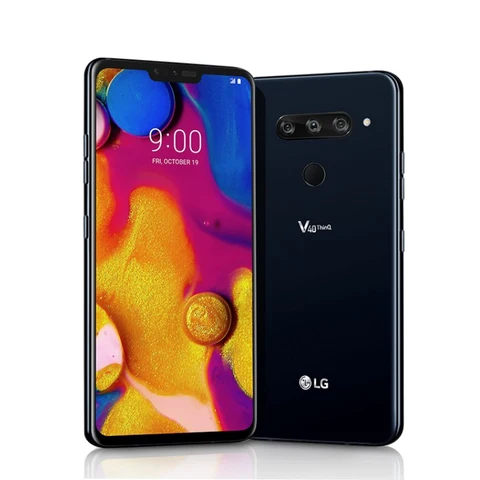 Оригинальный разблокированный LG V40 ThinQ, 6,4 дюйма, Qualcomm 845, 6 ГБ ОЗУ, 64 ГБ/128 Гб ПЗУ, 3 + 2 камеры (без иврита/польского языка)