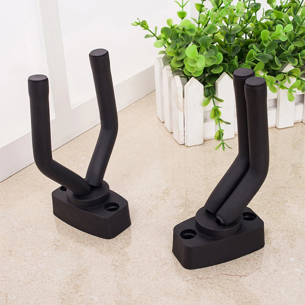 Черный подвесной крючок для гитары держатель настенное крепление подставка