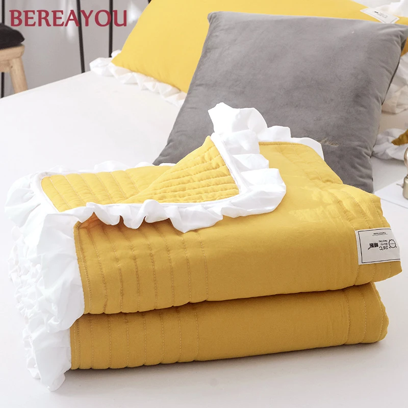 2/3 шт. японские потертые хлопковые постельные стеганые одеяла наволочка мягкое