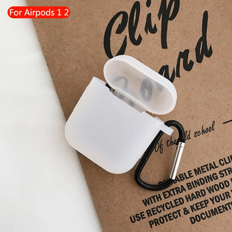 687 Беспроводной чехол для гарнитуры Bluetooth, прозрачный чехол для Apple Airpods 2, мягкий силиконовый кожаный защитный чехол для наушников Airpod, аксессуары - Цвет: 687