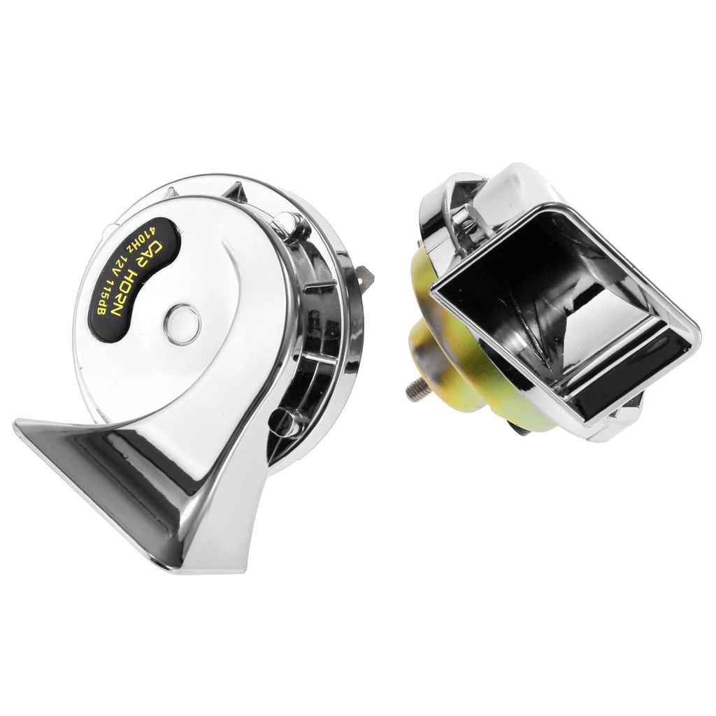 2 шт. Электрический Воздушный Рог улитки 12В 115дб двухтоновый общий подходит для