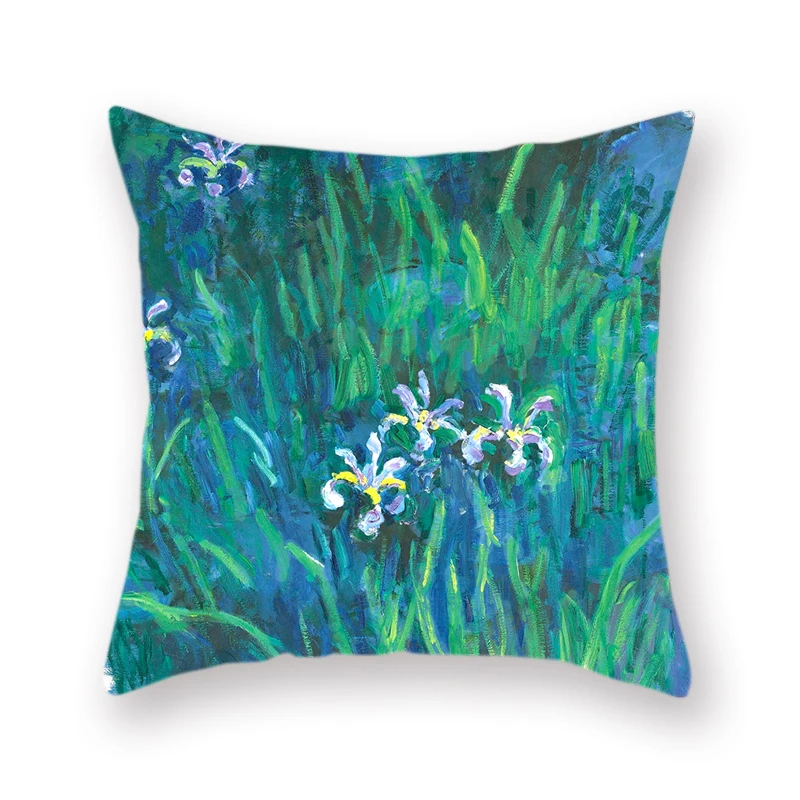 Пасторальный кантри картина маслом с обеих сторон печать чехол для подушки из