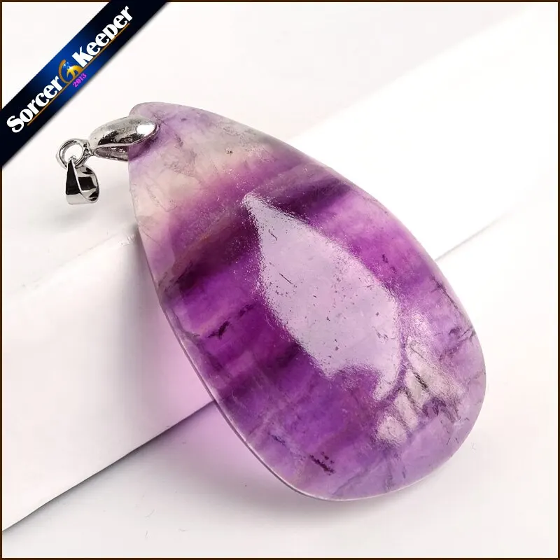 

Натуральный Радужный и зеленый минеральный флюорит полированный кулон DIY Женский Цветной Кварцевый Кристалл ожерелье с лечебным действием...