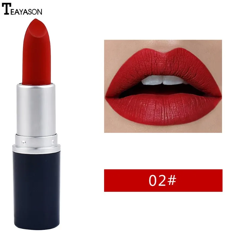 Водостойкая матовая нюдовая помада бархатная для макияжа стойкая антипригарная