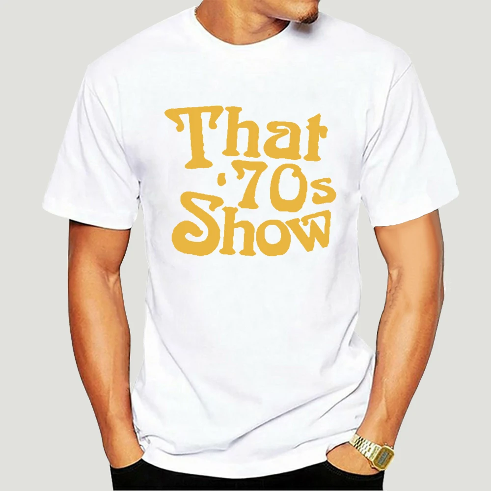 

That 70s Show Classic TV Show Men's Black T Shirt Short Sleeve Cotton T Breathable Tees