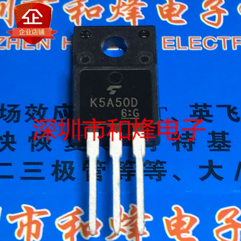 

Original 6PCS/lot K5A50D TK5A50D TO-220F 500V 5A