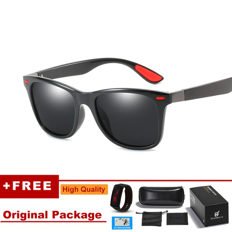 Поляризованные солнцезащитные очки для мужчин и женщин классические винтажные