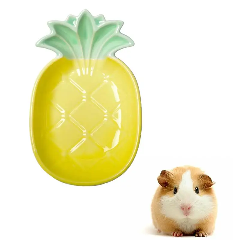 

1 Pcs Ceramic Pet Bowl For Hamster Feeding Supplies Pet Bowls Rabbit Food Water Feeder Small Animals Drinker For Rabbits Cage