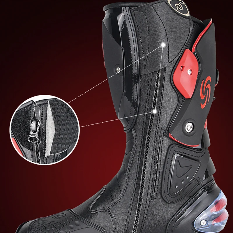 Мотоциклетные ботинки DH защитная Экипировка для езды на мотоцикле | Автомобили и