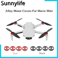 sunnylife 4pcsset aluminum alloy motor covers dustproof protection cover guard cap for dji mavic minimini se drone