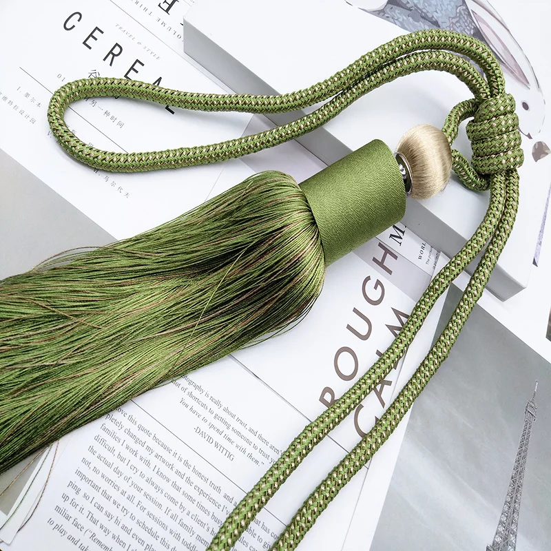 

2pcs/Pair Curtain Accessory Hanging Belt Ball Curtain Tassel Tieback Curtain Accessories Home Decoration CP-JK219Z