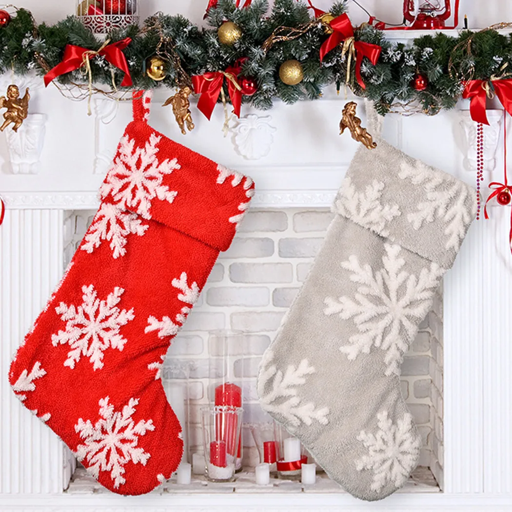 

Christmas Stocking Sacks Santa Xmas Socks Luxury Blank Decor Gift Sock Bag Christmas Decorations For Home Gifts New Year 2022