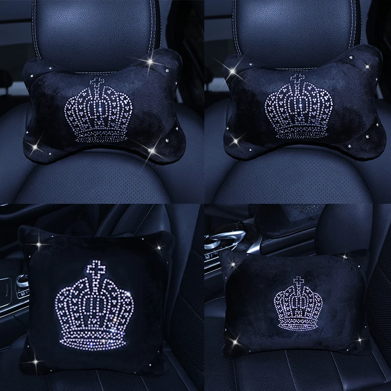 Подушка для шеи Bling Crown розовая подушка автомобильного сиденья головы
