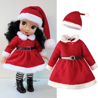 toddler kids baby girls christmas outfit long sleeve red velvet princess fur dress with belt children santa xmas gifts