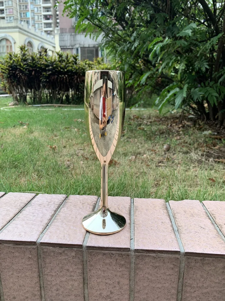 Бокал для шампанского акриловый тонкий 2 шт. |