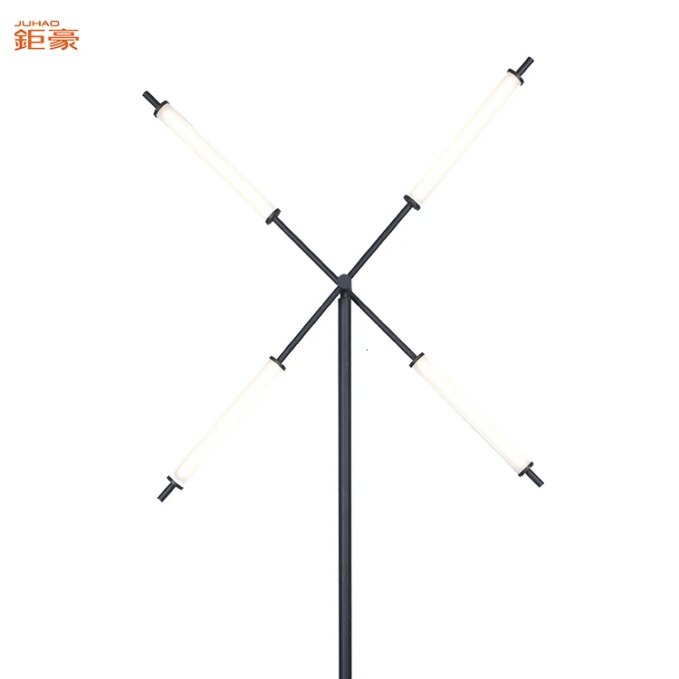 Zhongshan Hotel Home Live Room Modern Indoor Black Copper Led Floor Standing Light Chandelier Lamp lambader | Освещение