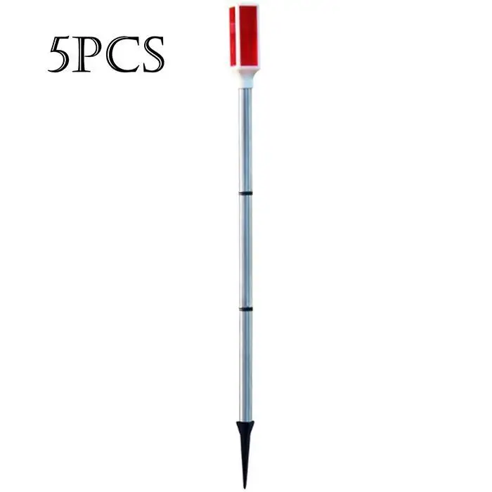 5 шт./кор. солнечные дорожные указатели устойчивый мигающий настройки красный 157G