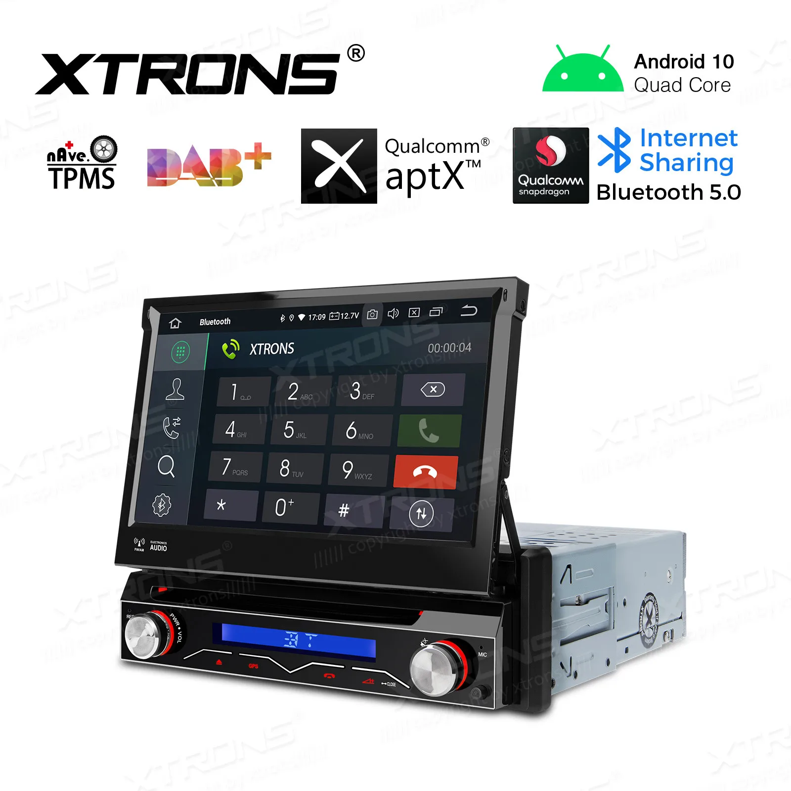 Автомобильная Мультимедийная система плеер на Android 10 0 с 7 &quotэкраном GPS съемной