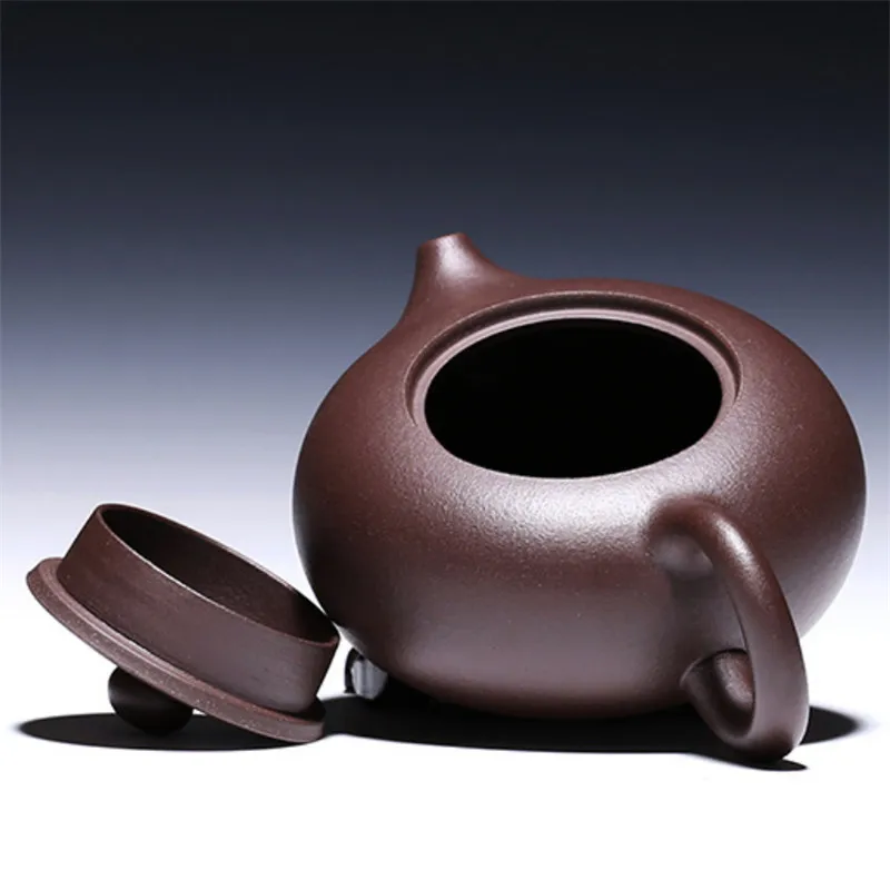 Высококачественный аутентичный чайник Yixing ручной работы Фиолетовый Глиняный