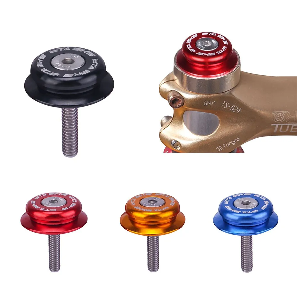 

Portable Bicycle Headset Cap Ultralight Aluminum Alloy Bike Stem Headset Top Cap Bowl Cover Cycling Bicycle Parts Accessories